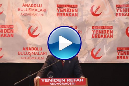 Dr. Fatih Erbakan Yozgat Akdağmadeni konuşması