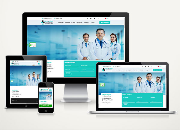 Doktor / Klinik Web Sitesi Paketi Care v4.0
