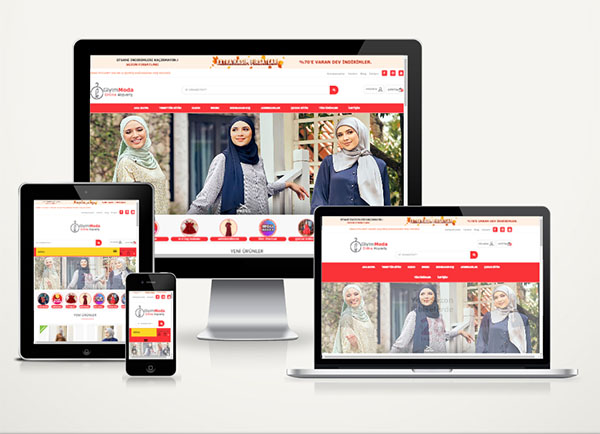 E-Ticaret Giyim Moda Web Paketi Hijab v5.0
