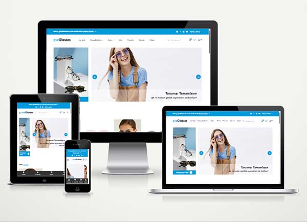 Gözlük ve Saat Satışı E-Ticaret Paketi EyeGla