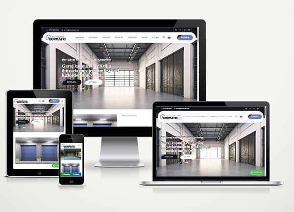 Kepenk ve Tente Firması Web Paketi Dormatic