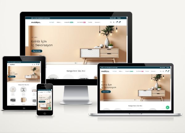 WhatsApp E-Ticaret Mobilya Satış Sitesi